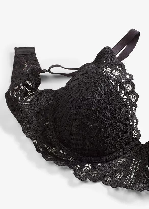 Reggiseno con coppe preformate in pizzo raffinato, bonprix