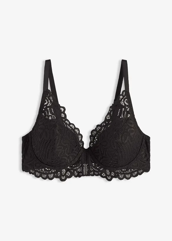 Reggiseno con coppe preformate in pizzo raffinato, bonprix