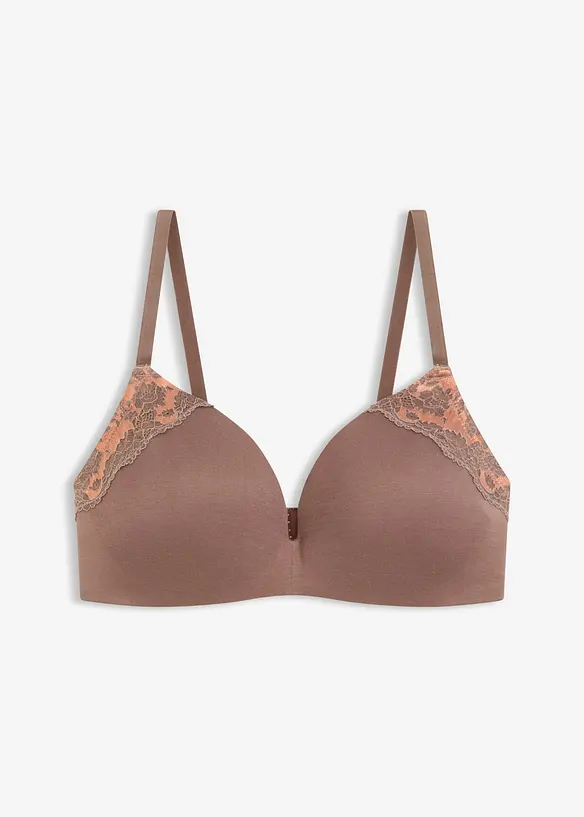 Reggiseno con coppe preformate, senza ferretto, in modal morbido, bonprix