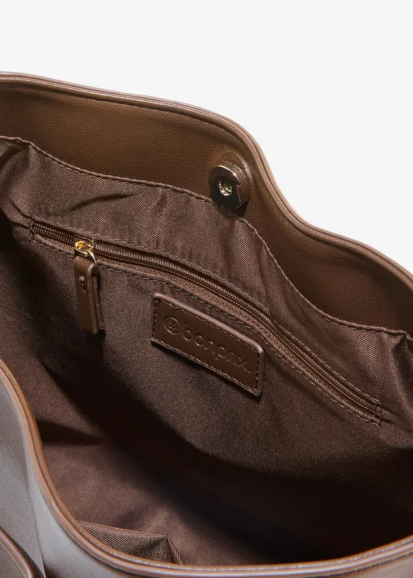 Borsa a mano XL con fibbia, bonprix