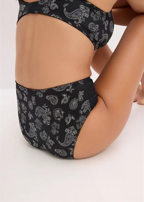 Slip alto con pizzo delicato (pacco da 2), bonprix