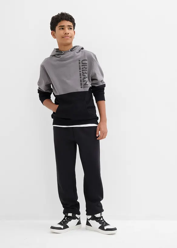Pantaloni da jogging in misto cotone morbido (pacco da 2), bonprix