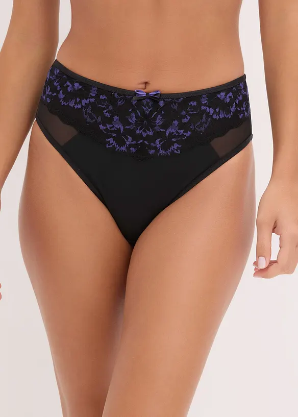Slip alto con pizzo delicato, bonprix