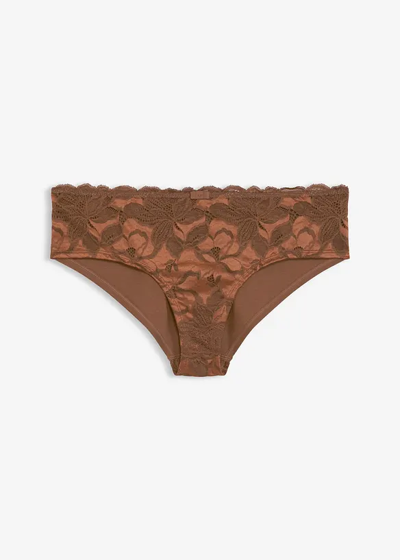 Culotte in pizzo bicolore, bonprix
