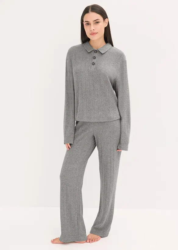 Tuta da casa oversize in morbida maglia a coste, bonprix
