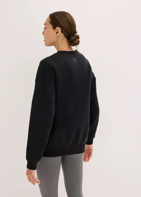 Felpa sportiva termica oversize, ad asciugatura rapida, bonprix