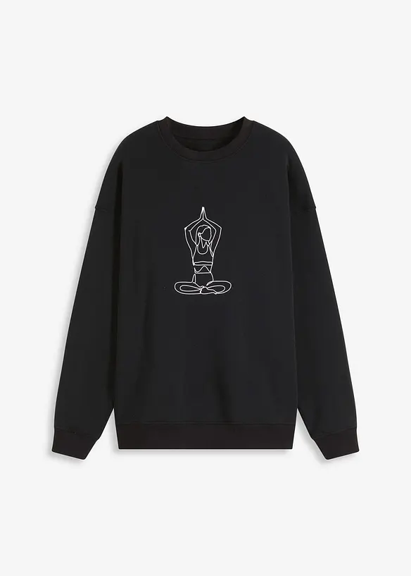 Felpa sportiva termica oversize, ad asciugatura rapida, bonprix