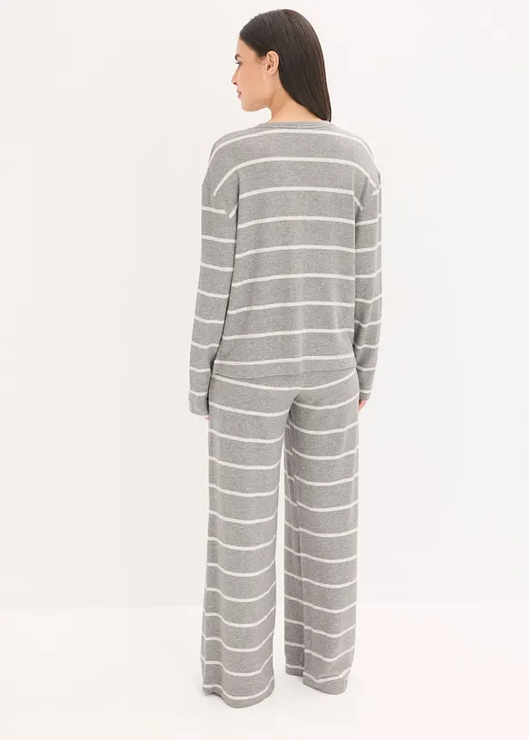 Tuta da casa oversize in morbido materiale, bonprix