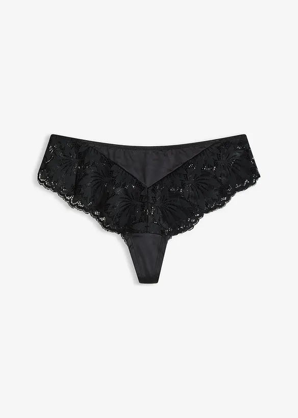 Culotte brasiliana in materiale lucido, bonprix