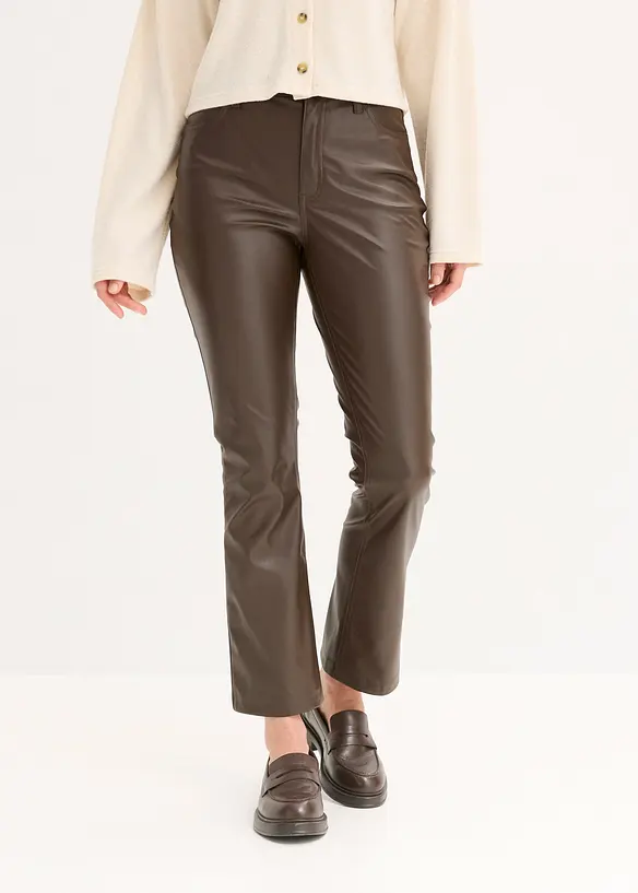 Pantaloni in similpelle, bonprix