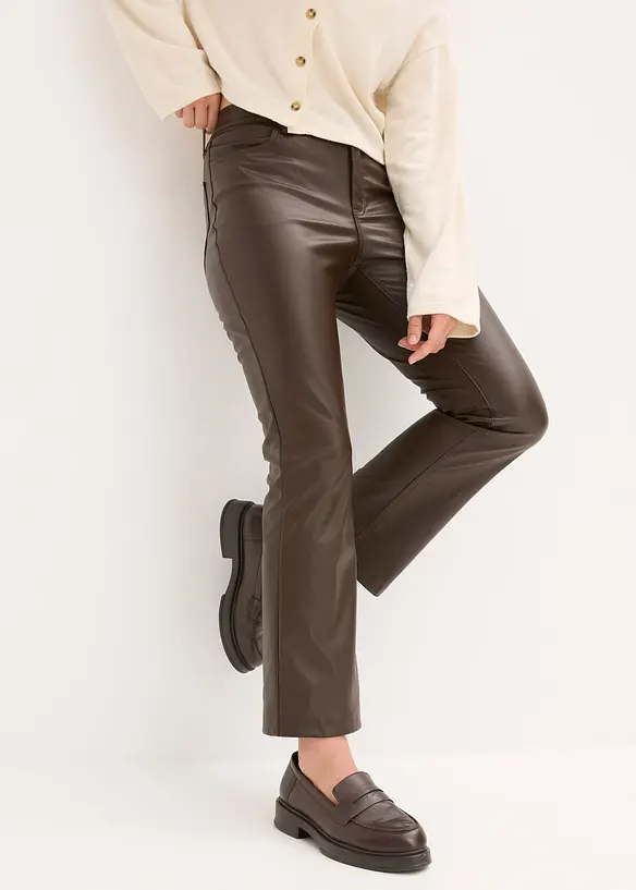 Pantaloni in similpelle, bonprix