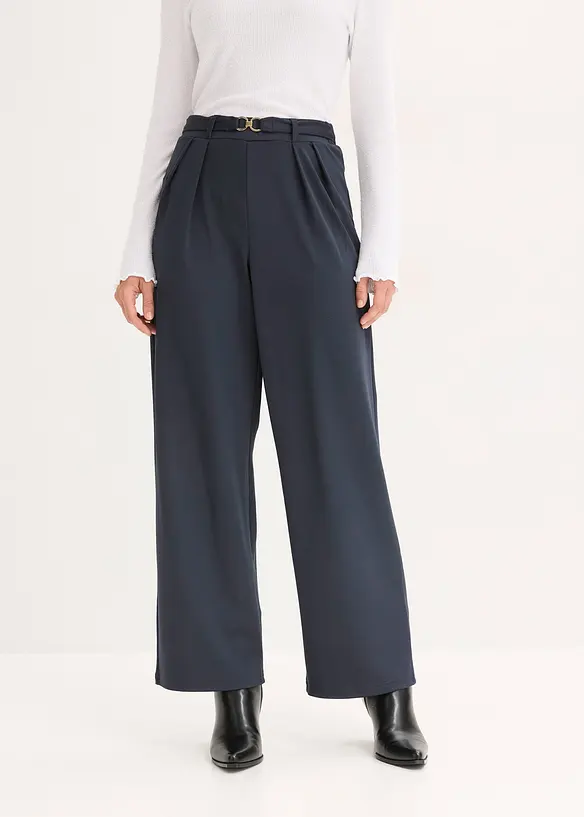 Pantaloni in jersey con elastico in vita, bonprix