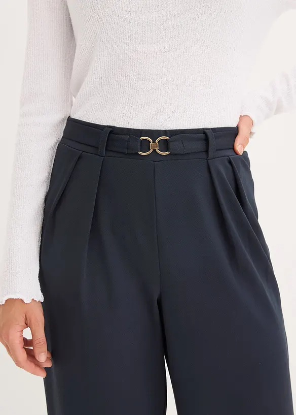 Pantaloni in jersey con elastico in vita, bonprix