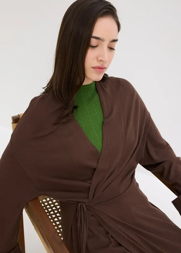 Cappotto di maglia in soffice misto viscosa, bonprix