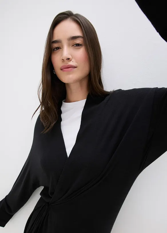Cappotto di maglia in soffice misto viscosa, bonprix