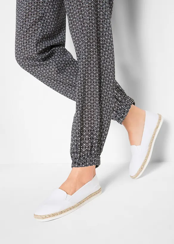 Pantaloni alla turca in tessuto increspato, bonprix