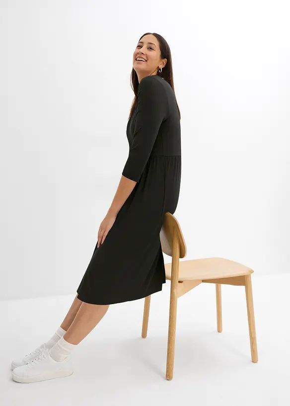 Abito midi in jersey di cotone, bonprix