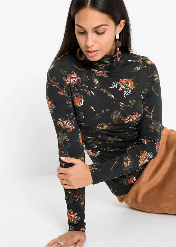 Maglia a collo alto, bonprix