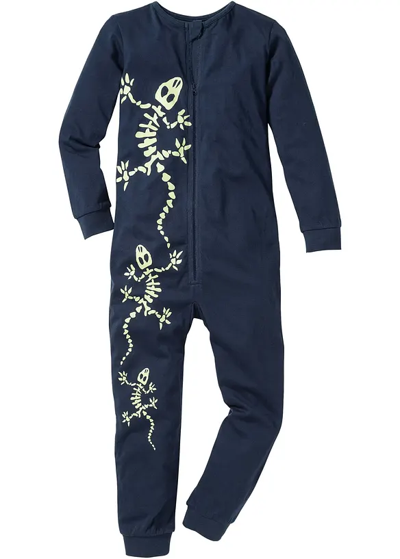 Pigiama intero in puro cotone, bonprix