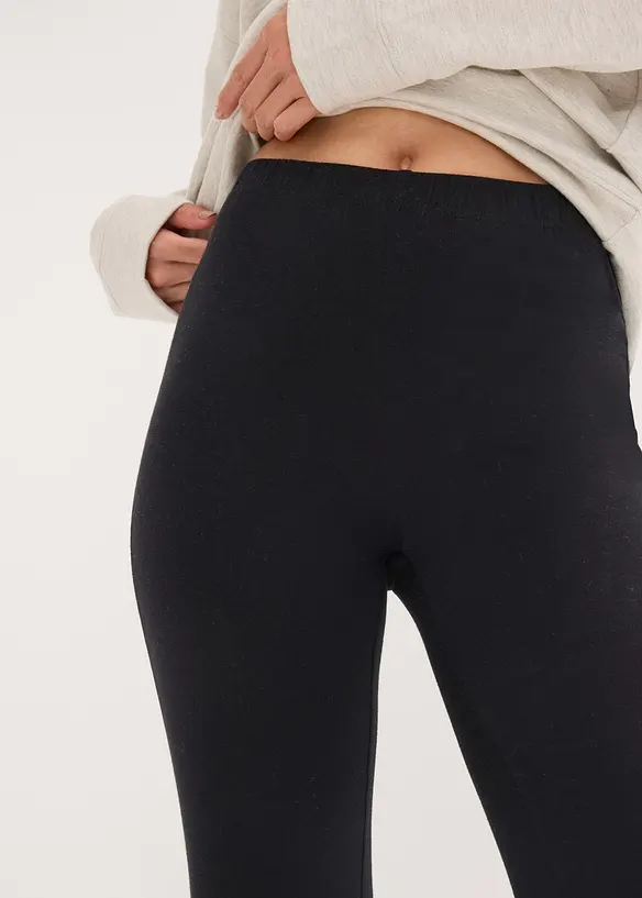 Tuta da casa in felpa con leggings, bonprix