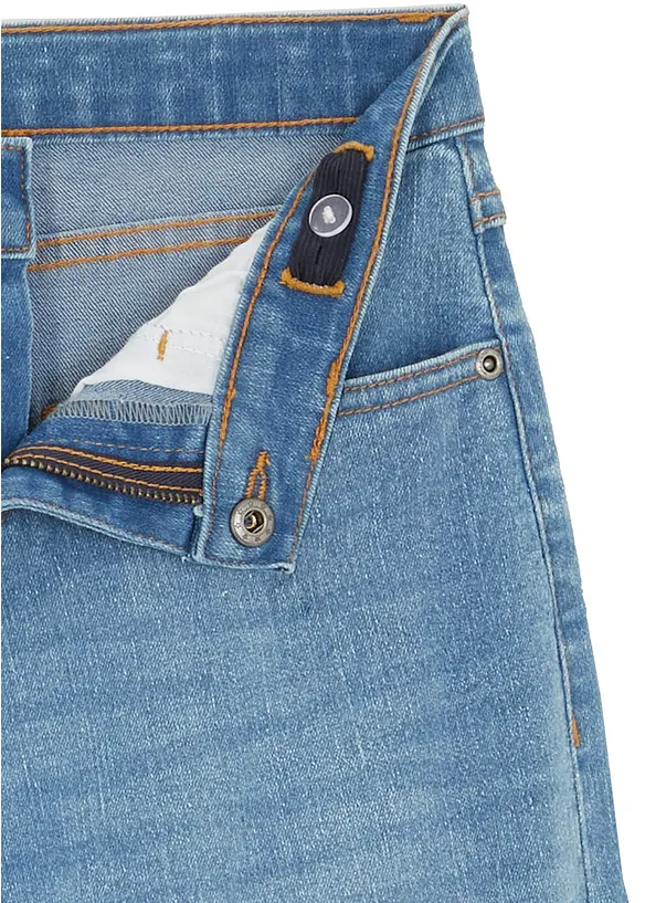 Jeans wide leg, vita media, bonprix