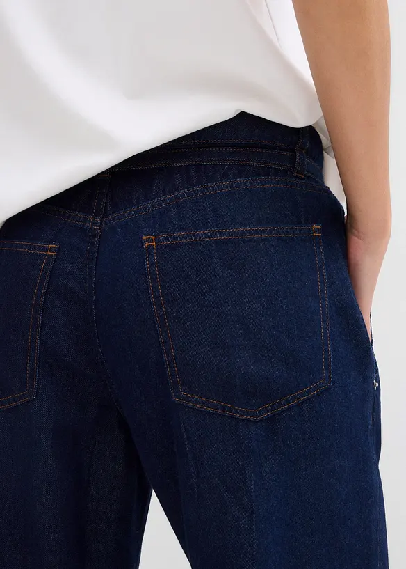 Jeans wide leg con cintura, vita media, bonprix
