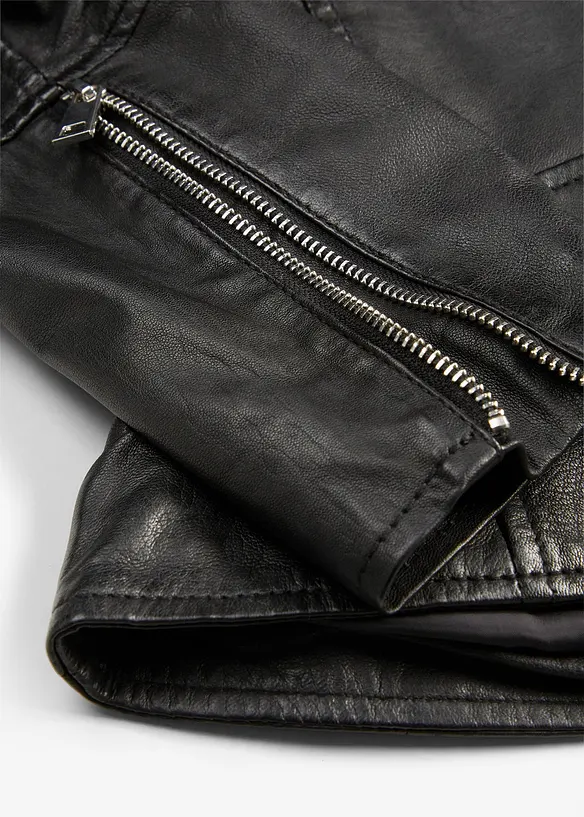 Giacca biker in nappa, bonprix