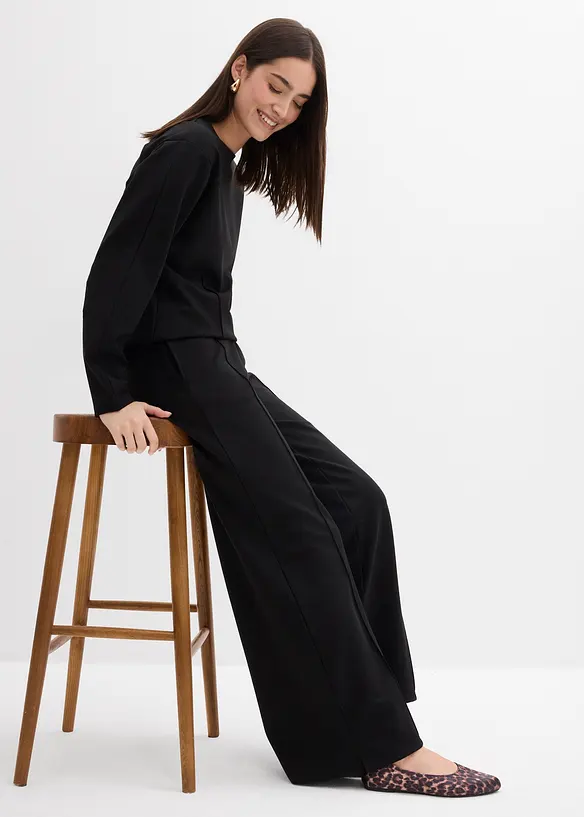 Pantaloni in punto di Roma, bonprix