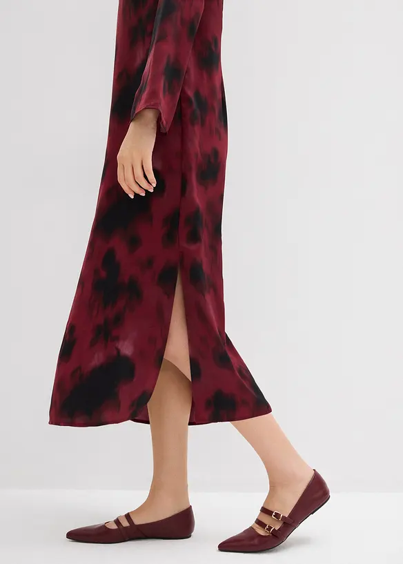 Abito midi in satin, bonprix