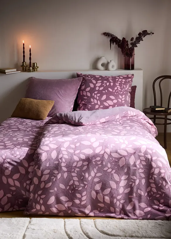 Biancheria letto double-face mano cachemire a fiori, bonprix