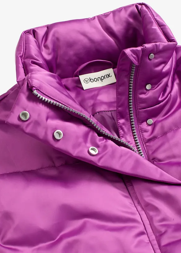 Gilet trapuntato leggermente lucido, bonprix