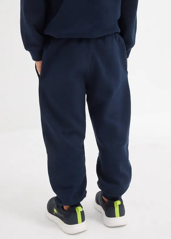 Pantaloni da jogging in morbido misto cotone (pacco da 2), bonprix