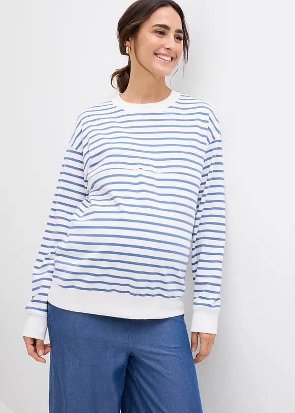 Maglia prémaman / da allattamento 2 in 1 in puro cotone, bonprix
