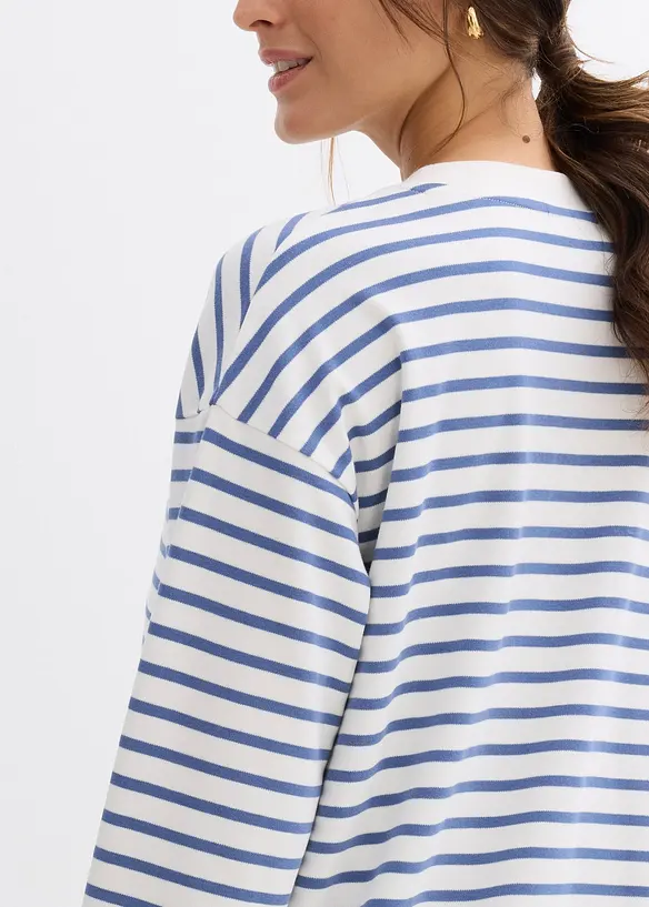 Maglia prémaman / da allattamento 2 in 1 in puro cotone, bonprix