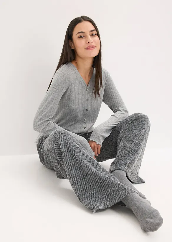 Pantaloni da casa in calda e soffice ciniglia, bonprix