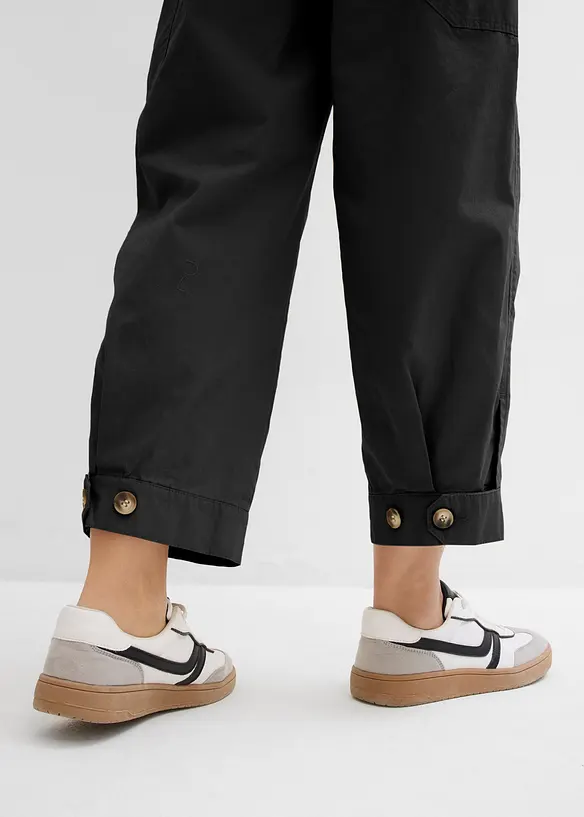 Pantaloni cargo cropped, bonprix