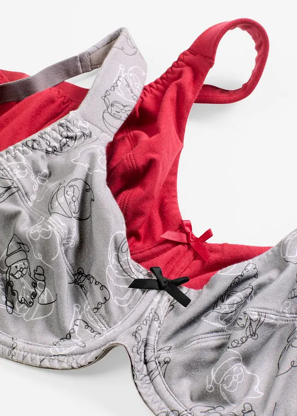 Reggiseno con ferretto e cotone biologico (pacco da 2), bonprix