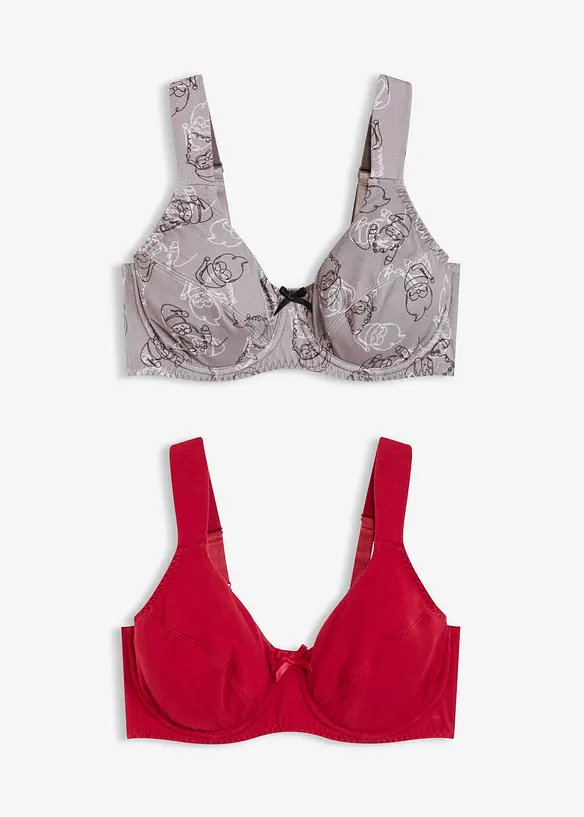 Reggiseno con ferretto e cotone biologico (pacco da 2), bonprix