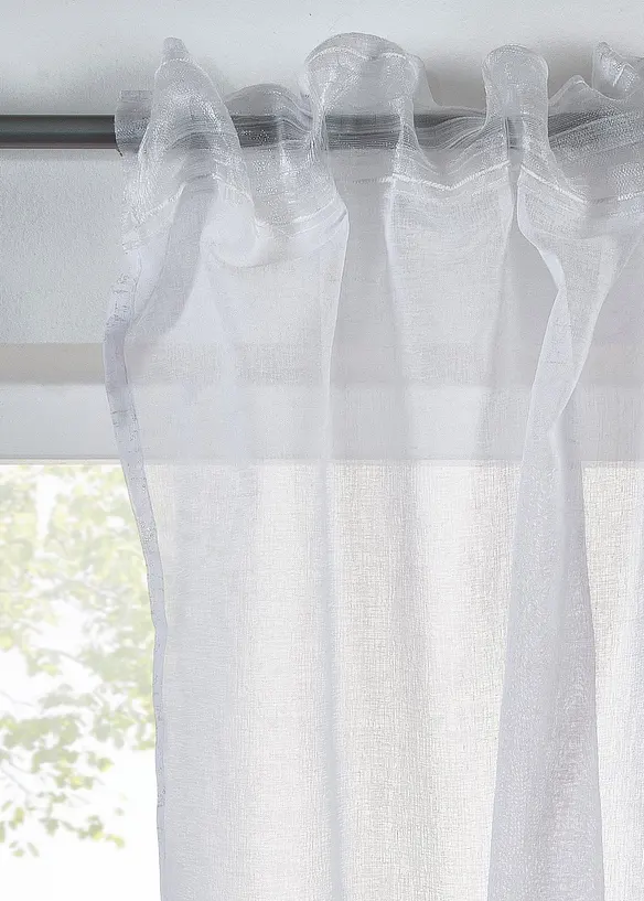 Tenda trasparente con poliestere riciclato (pacco da 1), bonprix