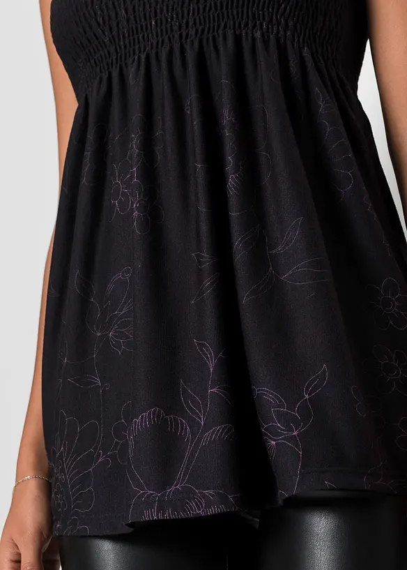 Top stile tunica in misto viscosa, bonprix