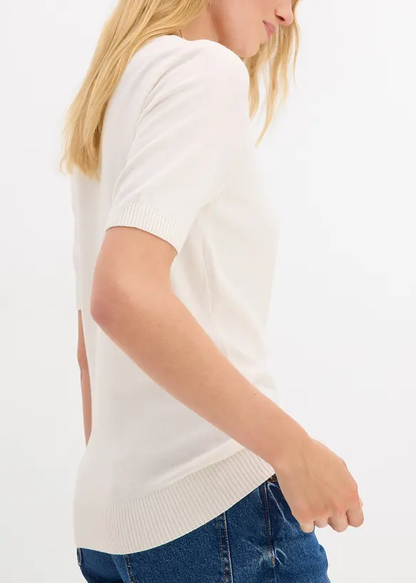 Maglione a maniche corte, bonprix