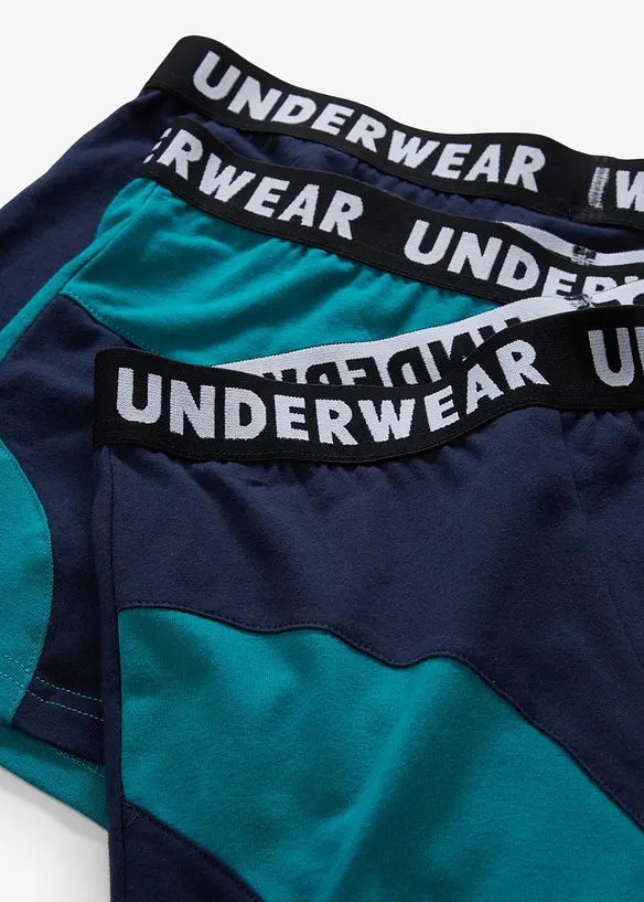 Boxer aderenti con cotone (pacco da 3), bonprix