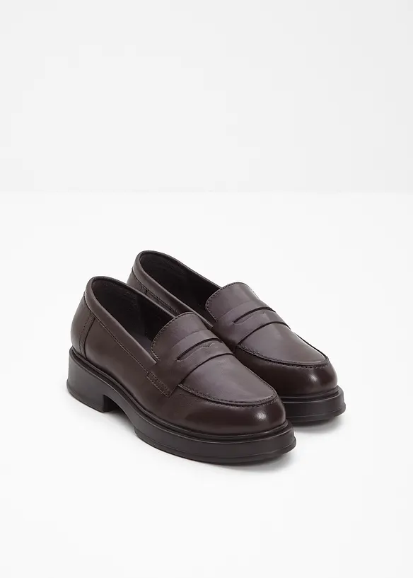 Mocassini in pelle, bonprix