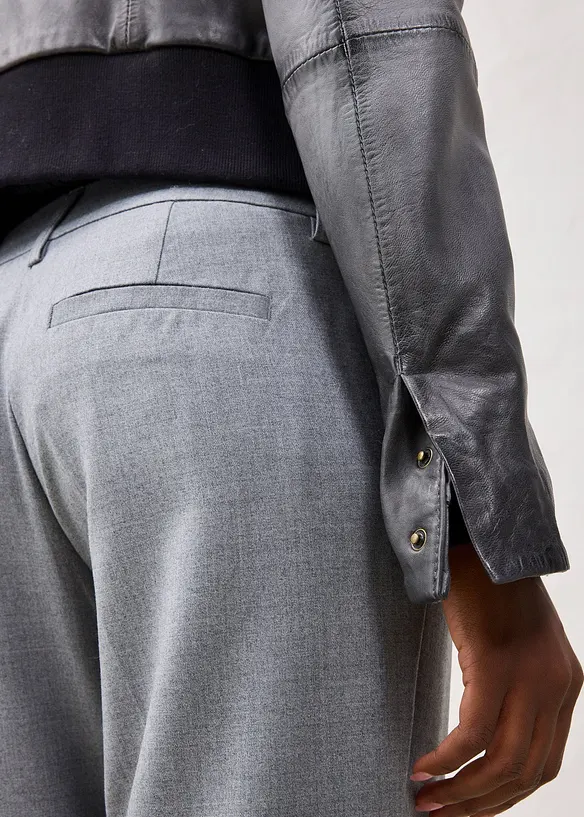 Giacca di pelle in nappa di agnello, bonprix
