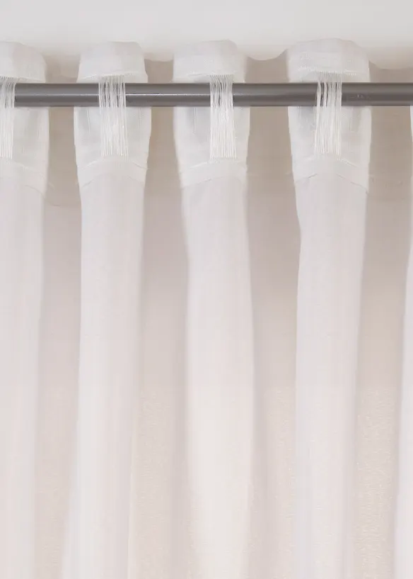 Tenda semitrasparente in poliestere riciclato (pacco da 2), bonprix