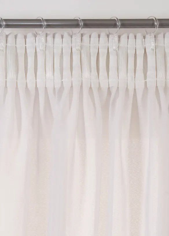 Tenda semitrasparente in poliestere riciclato (pacco da 2), bonprix