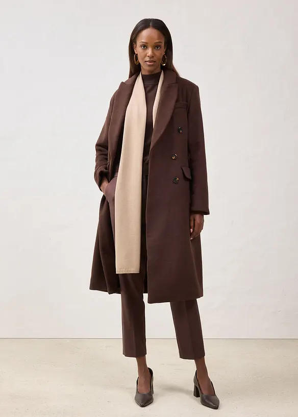 Cappotto stile blazer con lana, bonprix