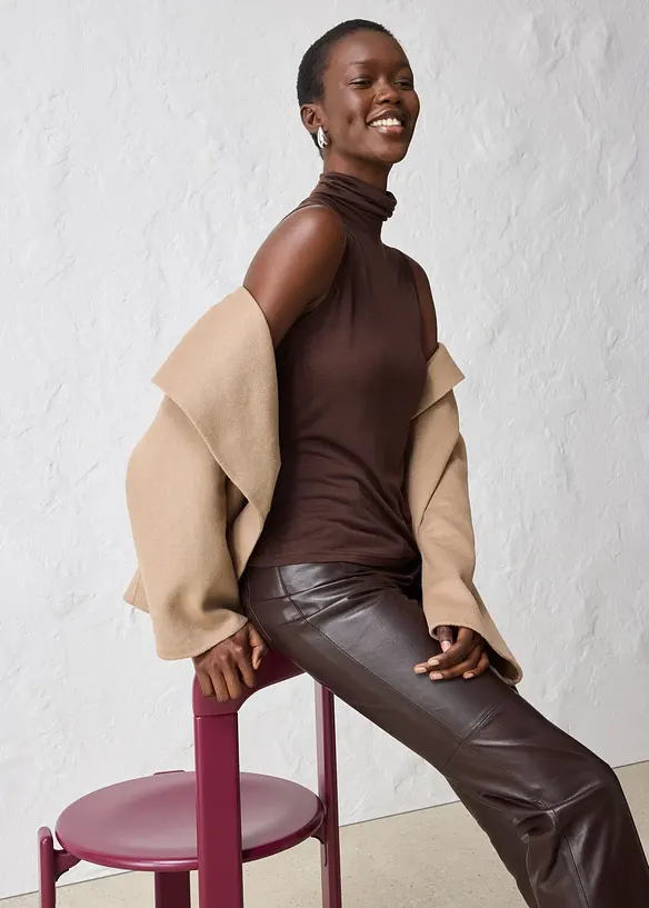 Top in misto lana, bonprix