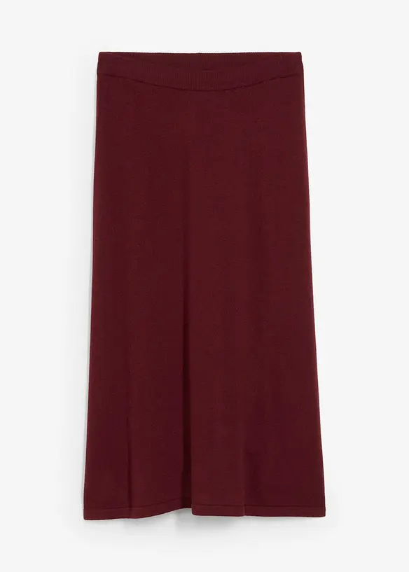Gonna in maglia di misto lana morbido, bonprix