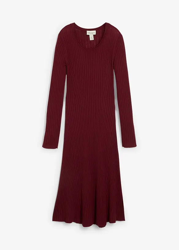 Abito in maglia di lana merino, bonprix